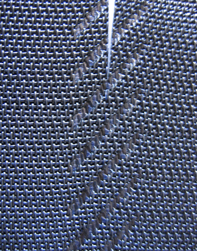 Geotextile reinforced edges